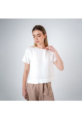 Blusa Cuello Redondo Manga Corta FDS