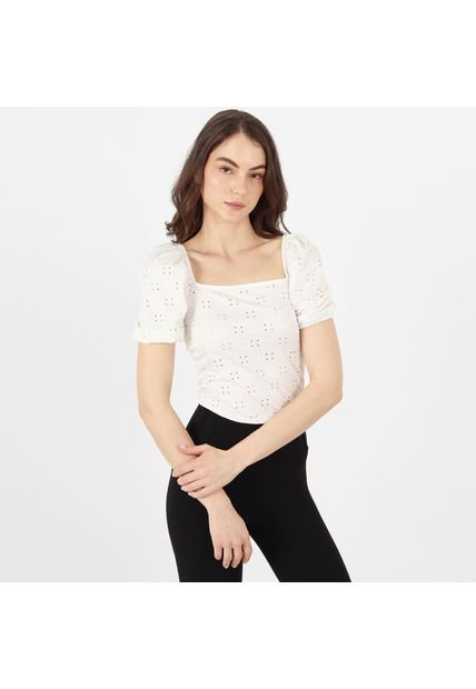 Camiseta Cuello U Manga Corta
