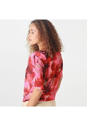 Blusa Cuello V Manga Corta