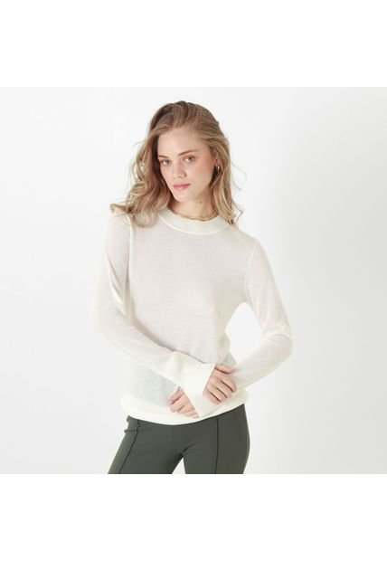 Sweater Cuello Alto Manga Larga