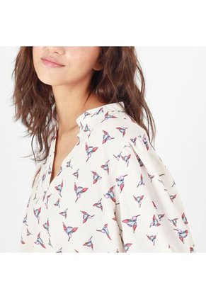 Blusa Cuello V Manga Corta