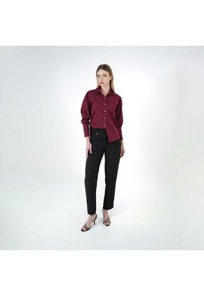 Camisa Cuello Camisero Manga Larga