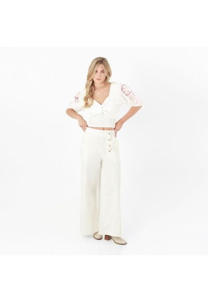 Pantalon Tiro Alto Bota Flare