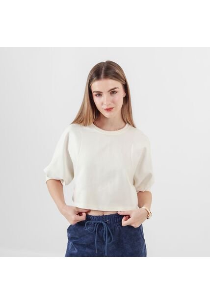 Camiseta Crop Manga 3Cuartos