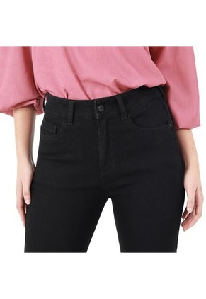 Jean Diva Tiro Medio Bota Recta