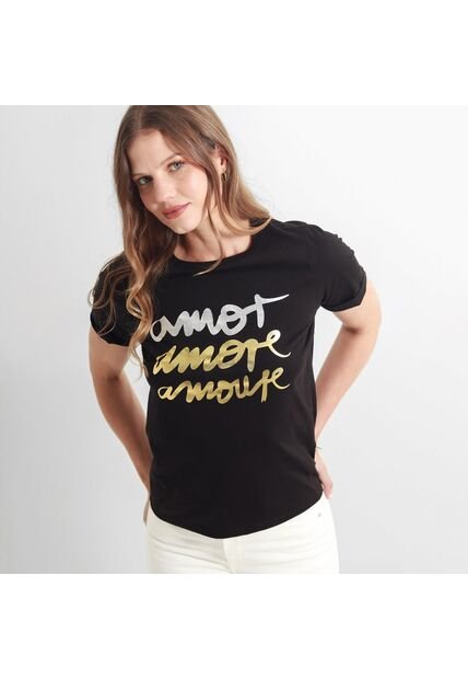 Camiseta Cuello Redondo Manga Corta