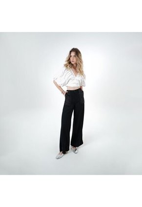 Blusa Cuello V Manga Corta