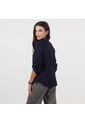 Blusa Cuello Camisero Manga 3cuartos de FDS