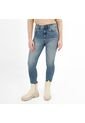 Jean Tiro Medio Bota Skinny de FDS