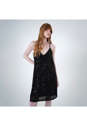 Vestido Medio De Tiras