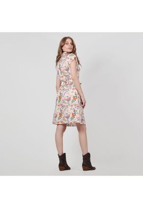 Vestido Cuello Camisero Manga Corta