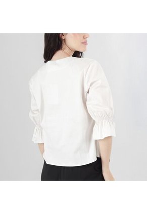 Blusa Cuello Redondo Manga 3Cuartos