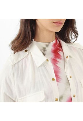 Blusa Cuello Camisero Manga Larga