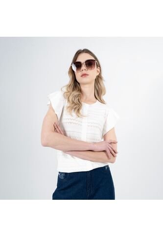 Sweater Cuello Redondo Manga Corta FDS