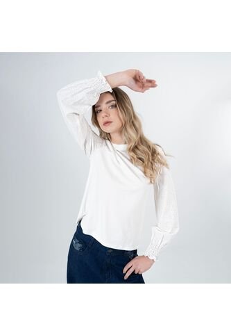 Camiseta Cuello Alto Manga Larga FDS