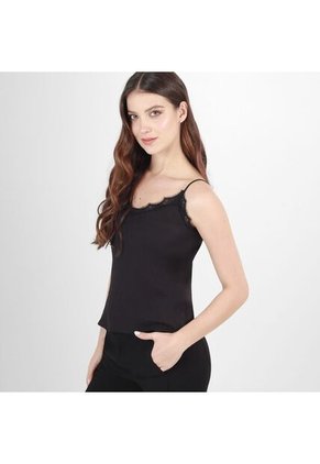 Blusa Cuello V Manga Tiras