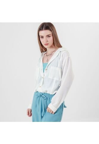 Chaqueta Cuello Redondo Manga Larga FDS