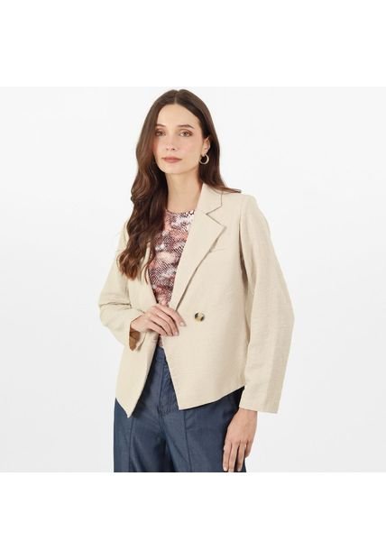 Chaqueta Cuello Solapa Manga Larga