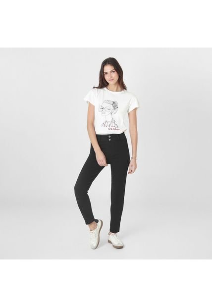 Jean Tiro Medio Bota Skinny