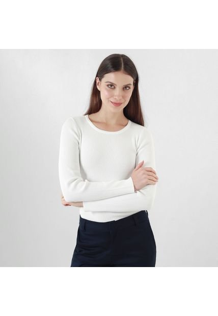 Sweater Cuello Redondo Manga Larga