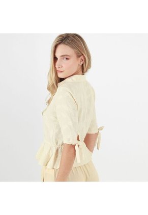 Blusa Cuello V Manga 3cuartos