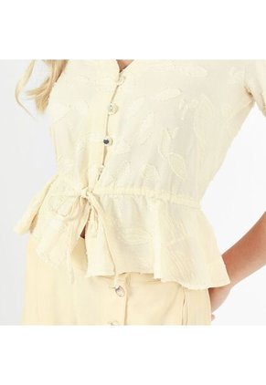 Blusa Cuello V Manga 3cuartos