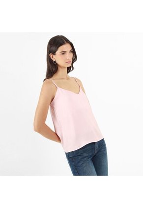 Blusa Cuello V Manga Tiras