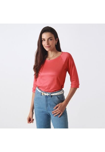 Camiseta Cuello Redondo Manga 3Cuartos