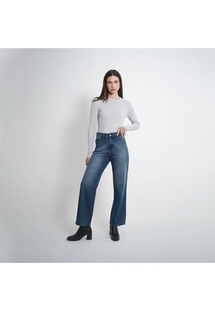 Jean Tiro Medio Bota Recta