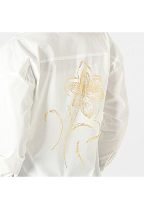 Blusa Cuello Camisero Manga Larga