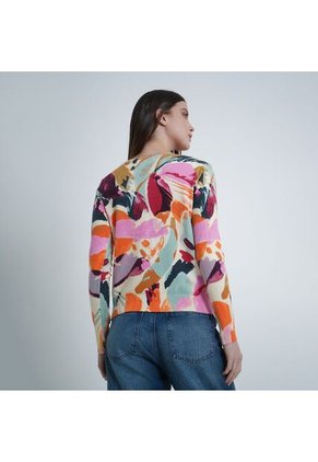 Sweater Cuello V Manga Larga