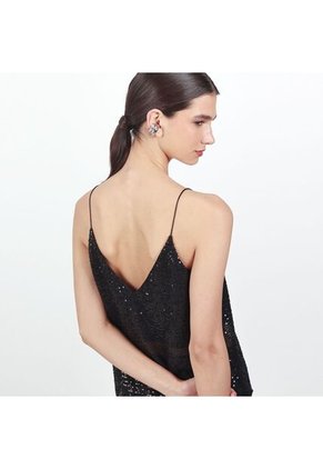 Blusa Cuello V Manga Sisa