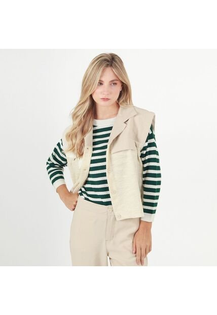 Chaleco Cuello Neru Manga Sisa