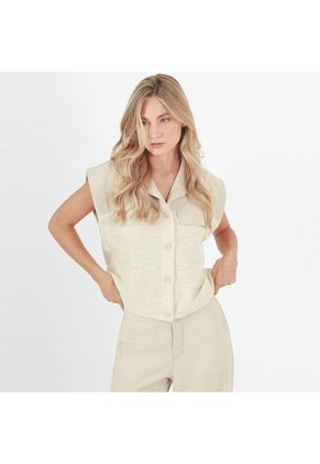 Chaleco Cuello Neru Manga Sisa