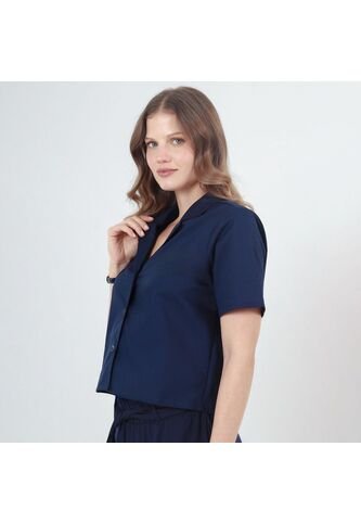 Blusa Cuello Sport Manga Corta FDS