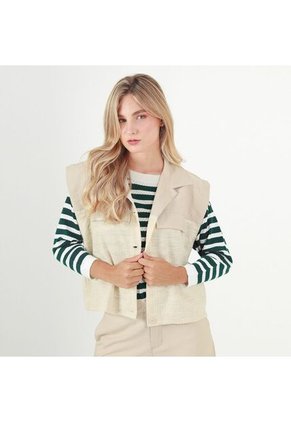 Chaleco Cuello Neru Manga Sisa