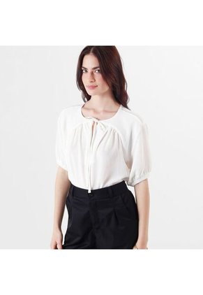 Blusa Cuello Redondo Manga 3Cuartos