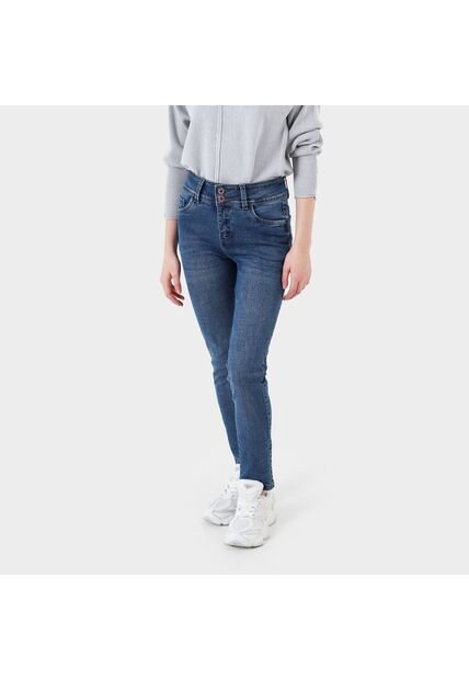 Jean Tiro Alto Bota Skinny