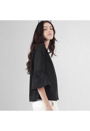 Blusa Cuello V Manga 3 Cuartos