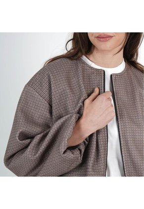 Chaqueta Cuello Redondo Manga Larga