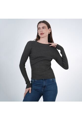 Sweater Cuello V Manga Larga FDS