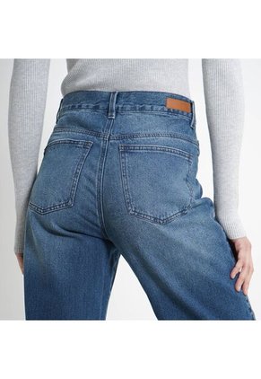 Jean Tiro Medio Bota Recta