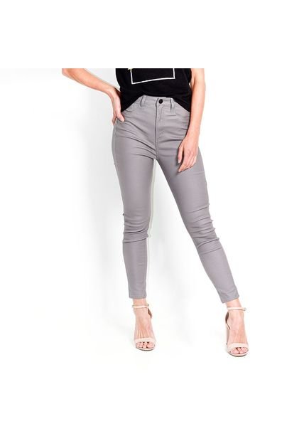 PANTALÓN PARA MUJER TIPO SKINNY, TIRO ALTO Color-GRIS-TALLA-8 - Compra  Ahora | Dafiti Colombia
