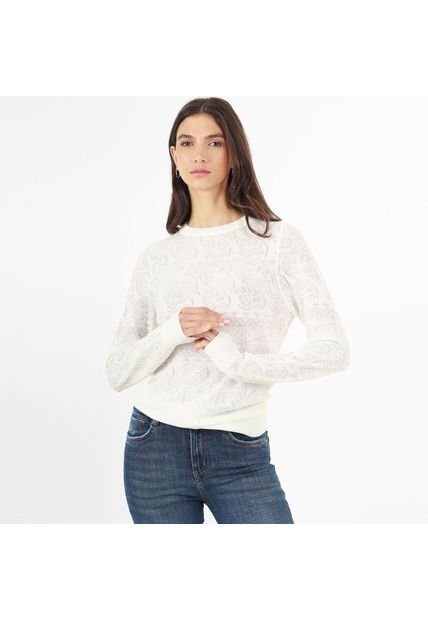Sweater Cuello Redondo Manga Larga