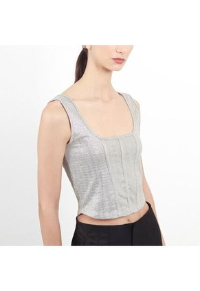 Camiseta Cuello U Manga Sisa