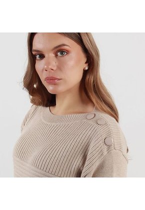 Sweater Cuello Redondo Manga Larga