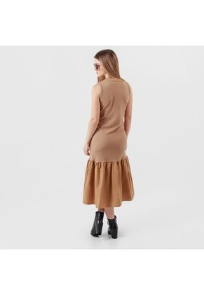 Vestido Cuello Redondo Manga Sisa