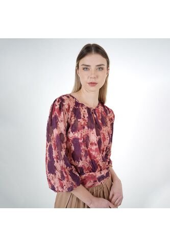 Blusa Cuello Redondo Manga Larga FDS