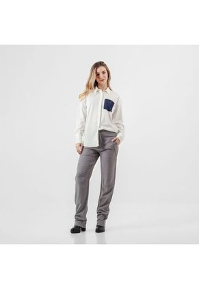 Camisa Cuello Camisero Manga Larga