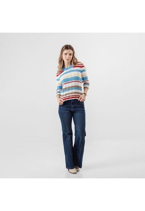 Sweater Cuello Redondo Manga Al Codo